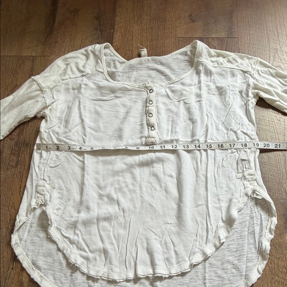 We The Free Cream Long-Sleeve Henley Top - Picture 5 of 6